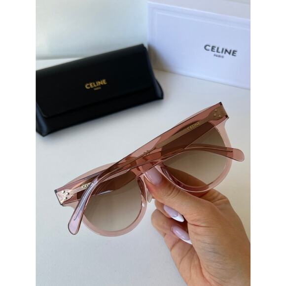 NEW Celine CL40182F Baby Audrey Sunglasses in Pink - Picture 4 of 9